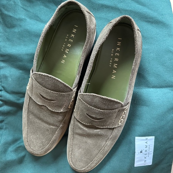 Inkerman Loafers - dark green suede - Picture 2 of 3